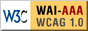 logo W3C WAI AAA