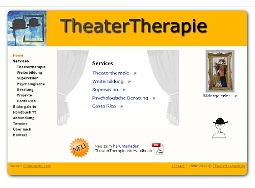 TheaterTherapie Niemcy Referencje screenshot strony